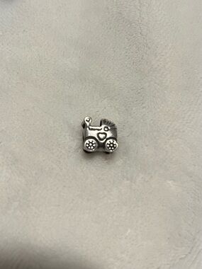 Pandora sterling silver baby carriage stroller charm